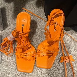 Not for sale Ankle wrap heels